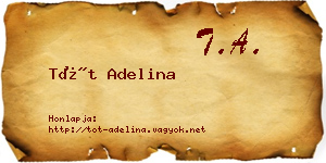 Tót Adelina névjegykártya